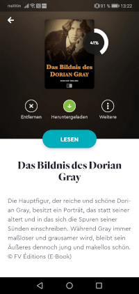 BookBeat App für eBooks